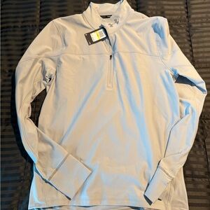 Under Armour Men's Light Gray Quarter-Zip Golf Jacket